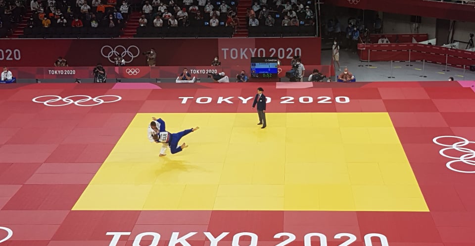 Nora Gjakova passes the first challenge in Tokyo 2020