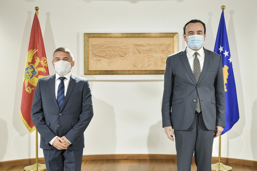 Kurti meets with Bibovic: Kosovo and Montenegro are development partners in the region