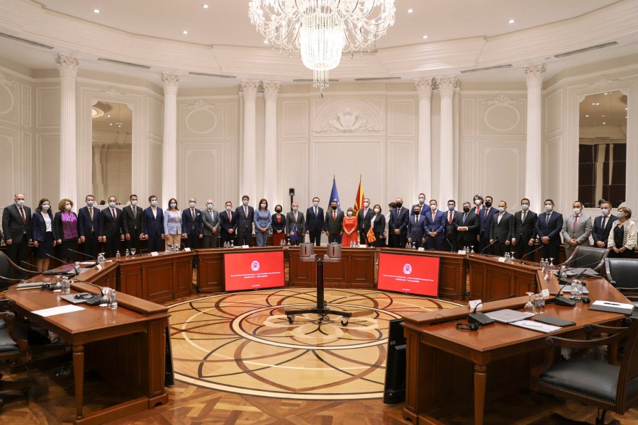 The joint meeting of the governments of Kosovo and Northern Macedonia begins