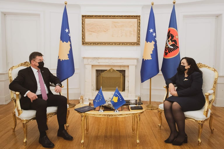 Osmani meets with Lajcak: The dialogue should end with mutual recognition between Kosovo and Serbia