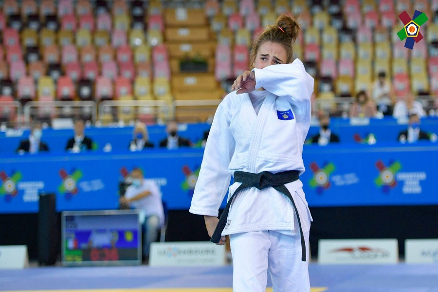 Erza Muminoviq won a bronze medal at the World Junior Judo Championship