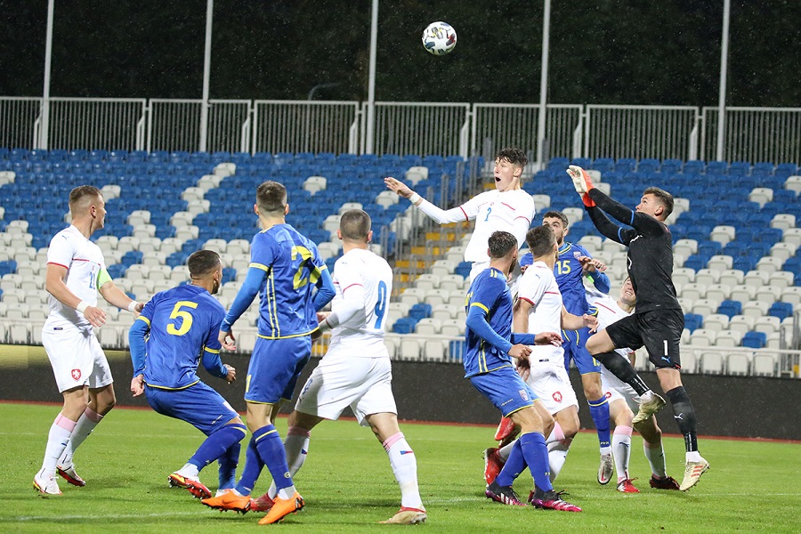 Kosovo U21 plays against the Czech Republic