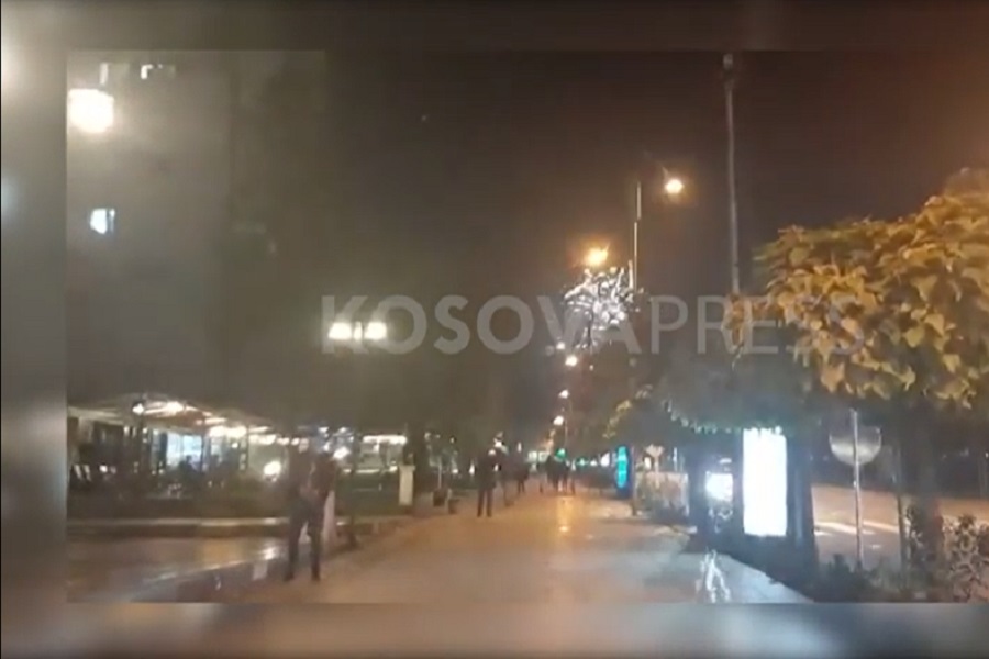 LDK celebrates with fireworks in Gjilan