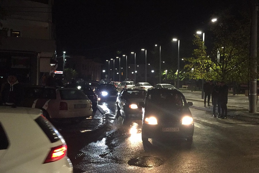 Xhafer Gashi supporters celebrate in Obiliq, Halil Thaçi of VV says he will win in the runoff