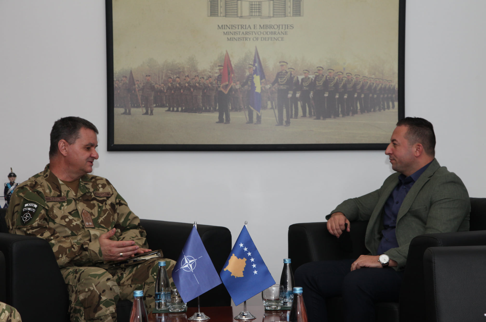 Minister Mehaj received in a meeting the new KFOR commander