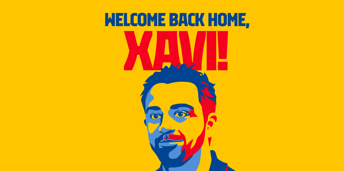 Xavi is officially the coach of Barcelona