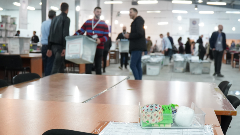 The CEC distributes election material to municipalities today