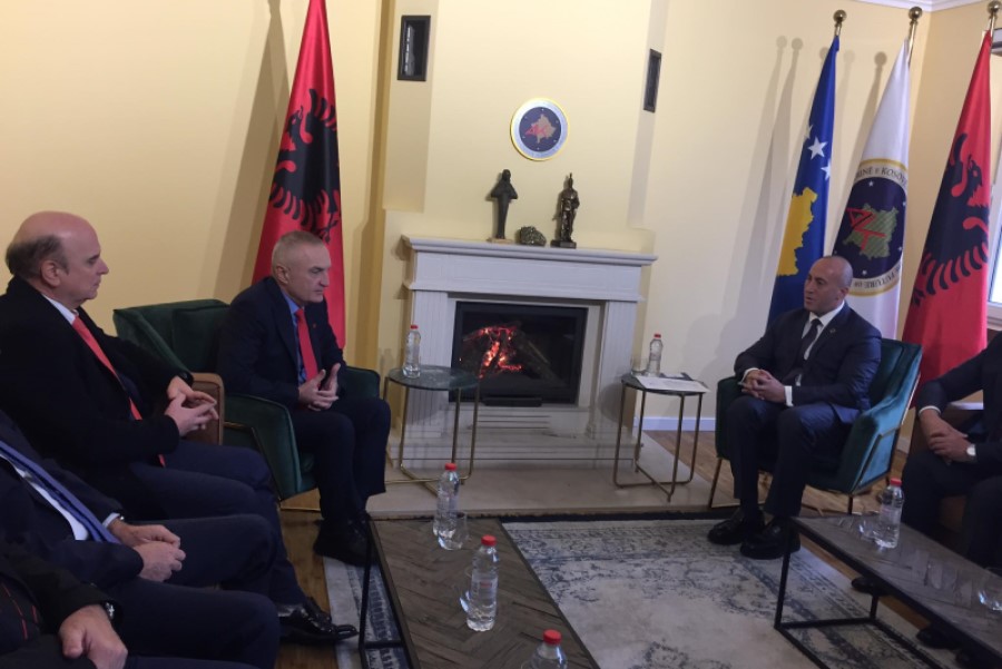 The President of Albania, Ilir Meta, met with Haradinaj