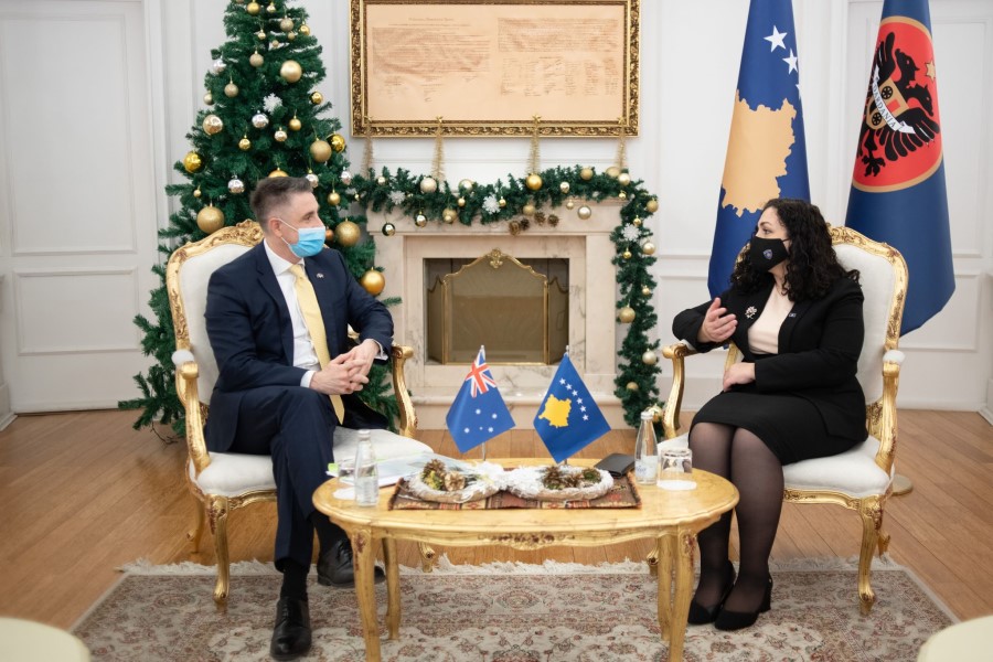 Osmani received the Charge d’Affaires of the Australian Embassy in Croatia