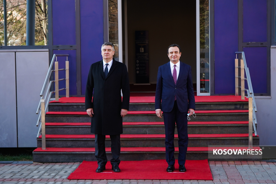 Milanovic reaffirms Croatia’s support for Kosovo’s EU and NATO membership