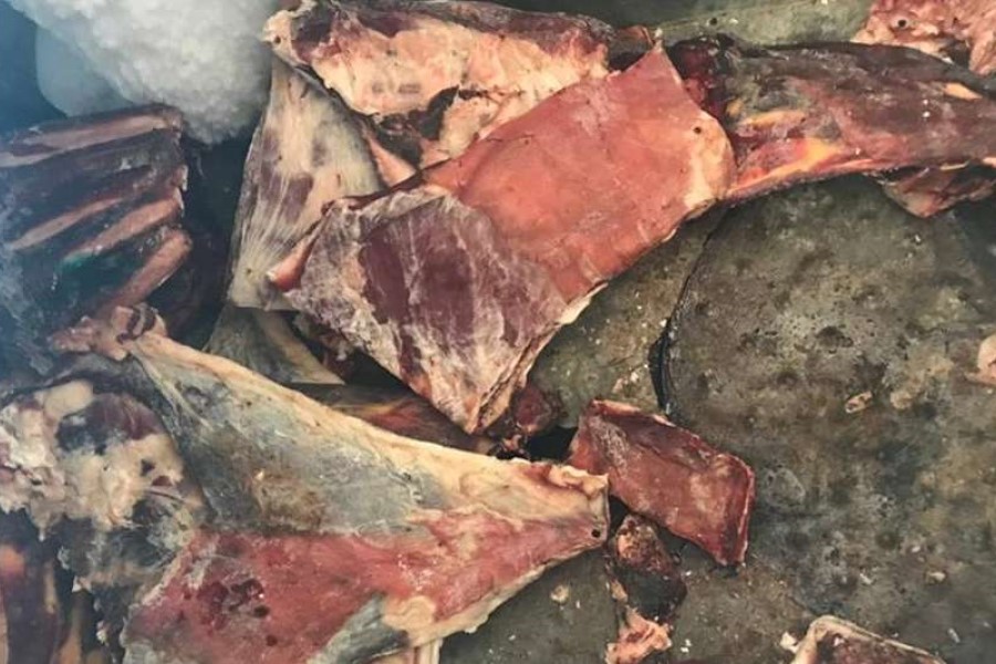 FVA confiscates 400 kg of beef that did not meet the conditions for consumption