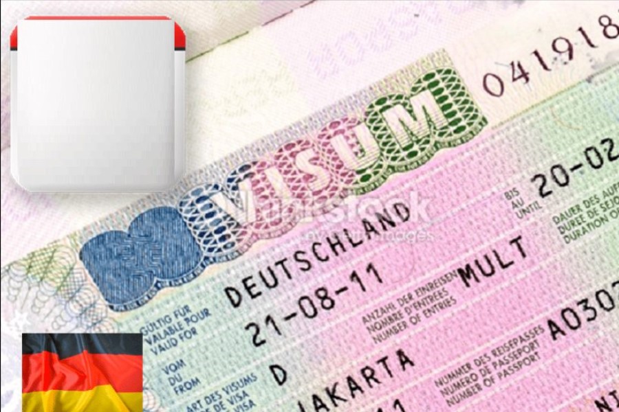 The number of appointments for applying for a German visa is reduced