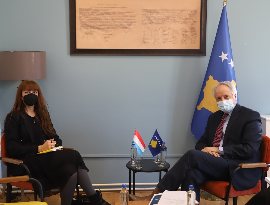 Latifi and Gomes talk about meeting with donors in the field of health in Kosovo