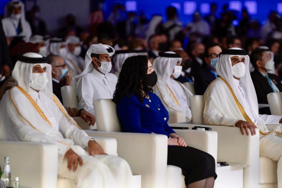 Osmani meets with ambassadors of friendly countries ​at the opening of the Doha Forum