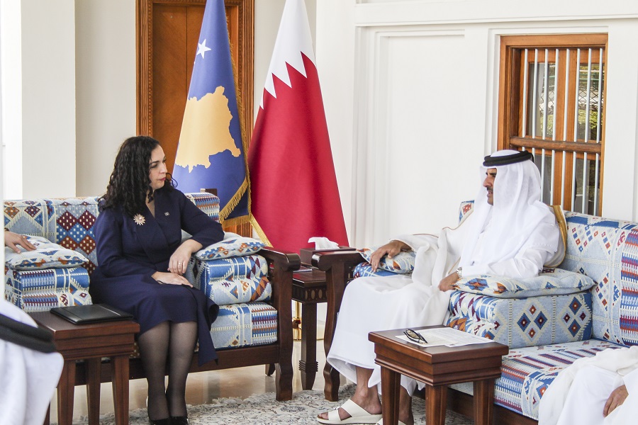 Osmani meets with the Emir of Qatar: We are committed to deepening interstate relations