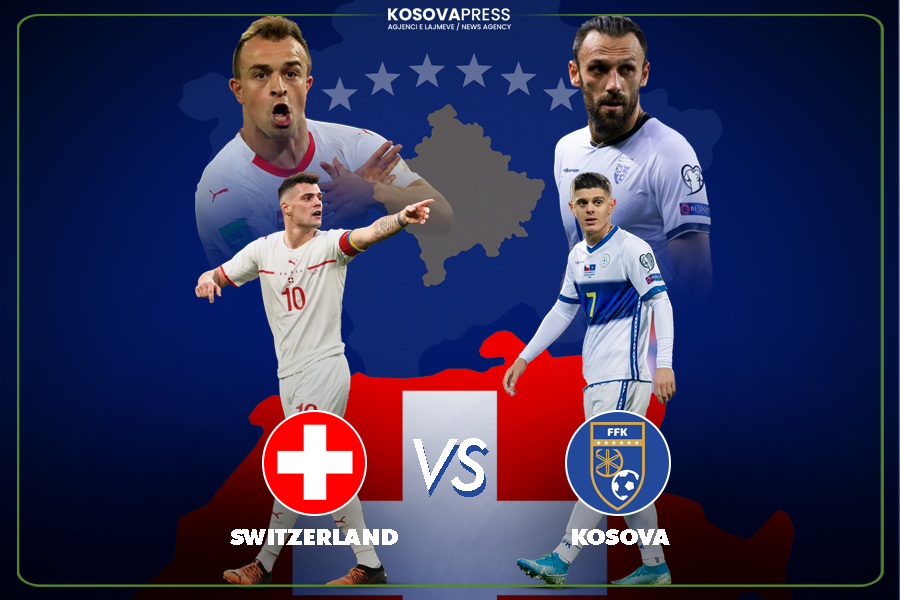 The possible formations of the friendly match Kosovo-Switzerland