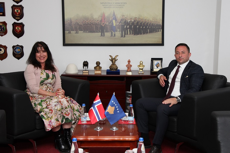 Kosovo and Norway discuss increasing cooperation in defense and security