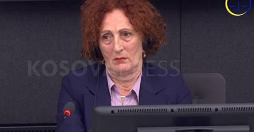 Teuta Hadri concludes her testimony at the trial against Salih Mustafa in The Hague