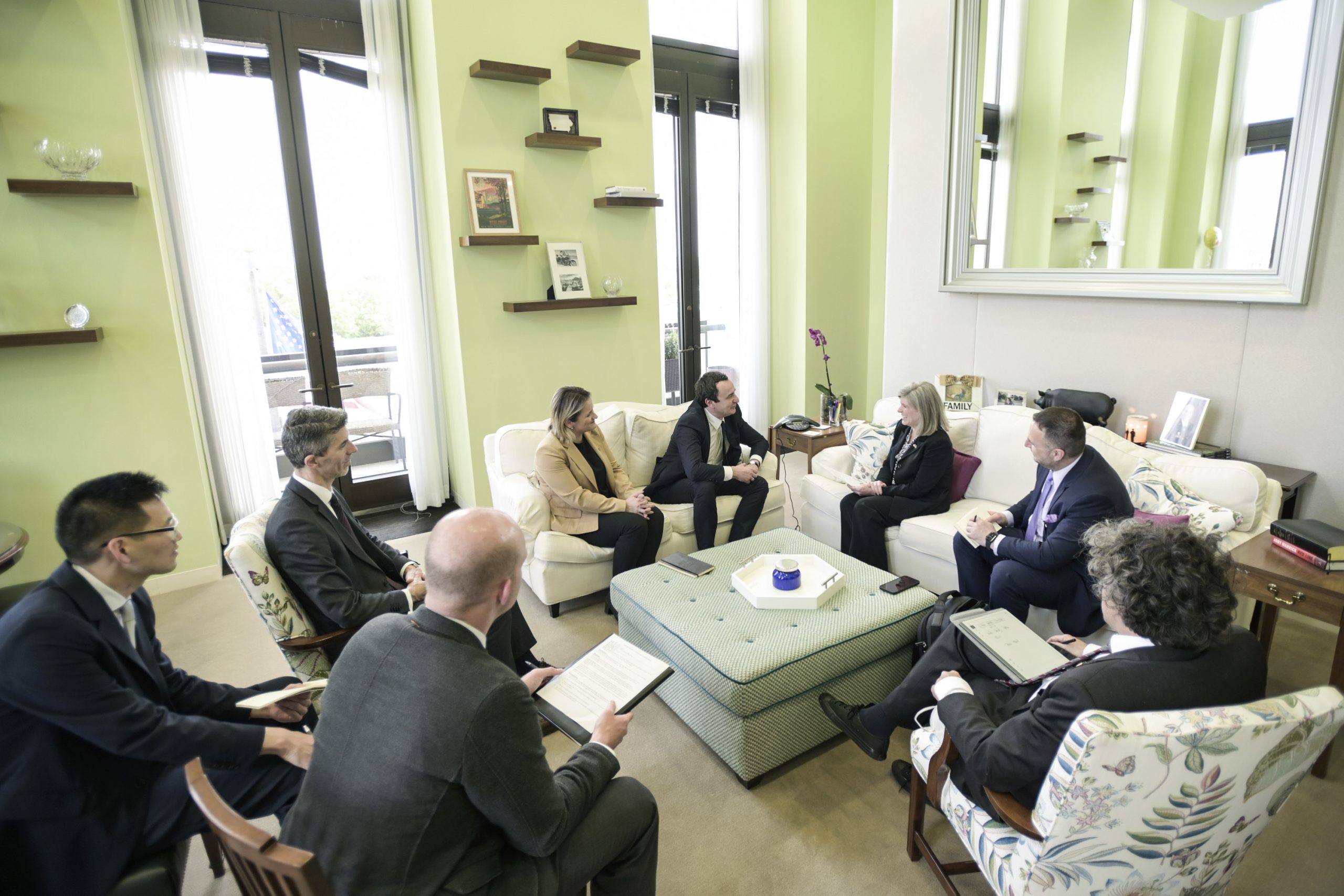 The Visit to the US, Kurti meets with Senator Joni Ernst