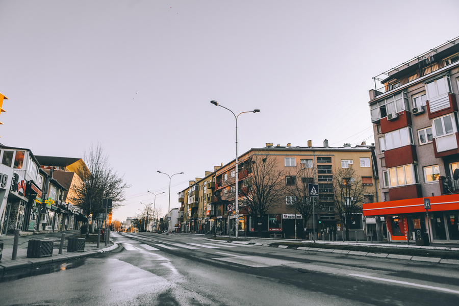 The central ring road of Prishtina is tested again as a one-way circular route