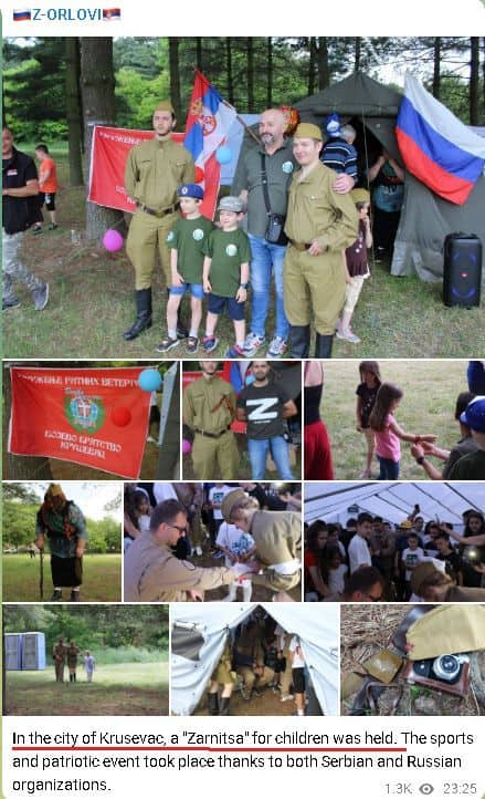 Scandalous: Serbian and Russian organizations organize camps and combat activities for children in Krushevac