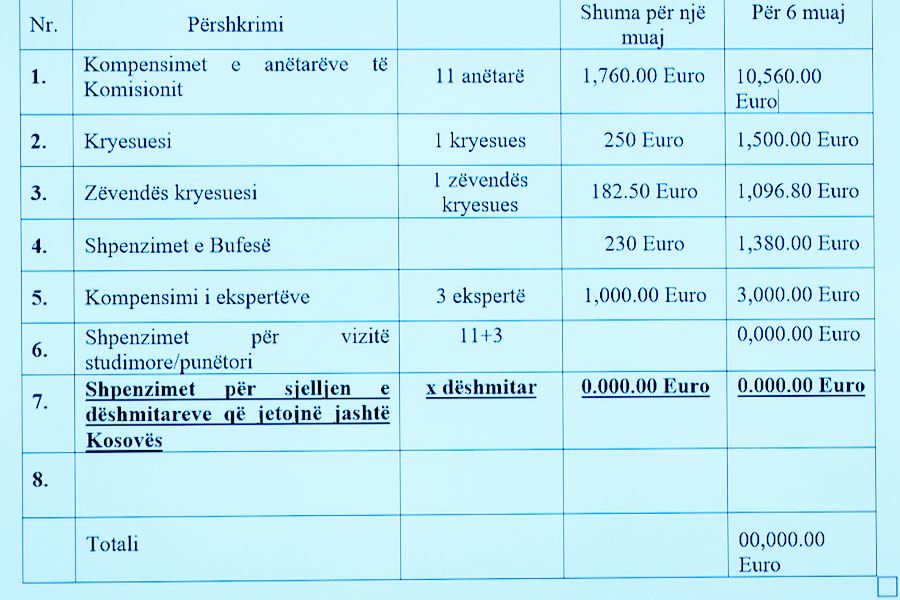 The Parliamentary Inquiry Commission for the energy sector 2006-2022, approved the work plan and budget