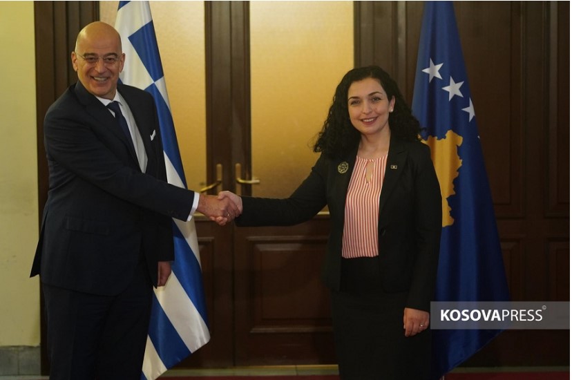 Osmani meets with Dendias: Kosovo and Greece share the same Euro-Atlantic values