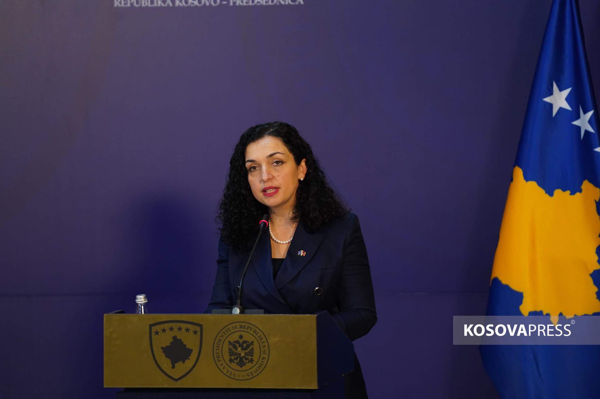 Osmani announces a treaty on mutual defense with Albania