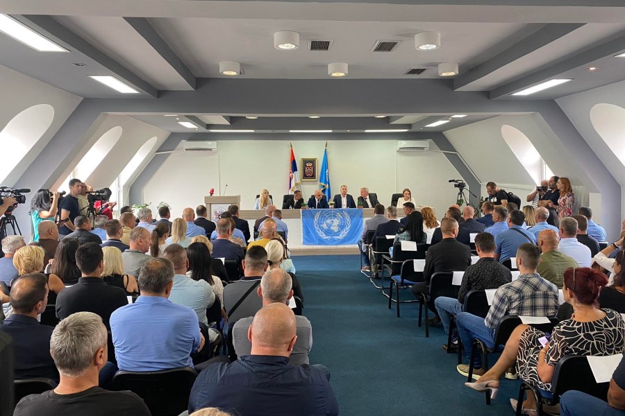 Officials of Serbian-majority municipalities discuss the security situation