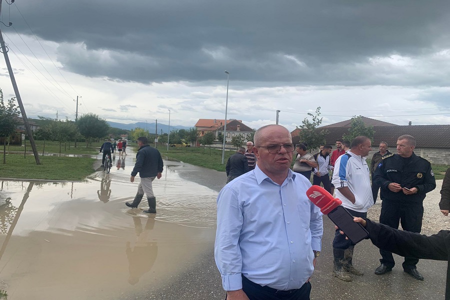 Floods cause damage in Rahovec, Latifi asks for the help of the Government