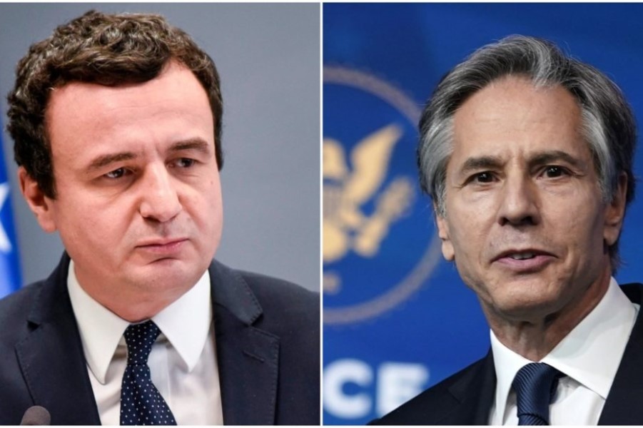 Kurti had a phone conversation with Blinken: I informed him about the continuous progress of Kosovo