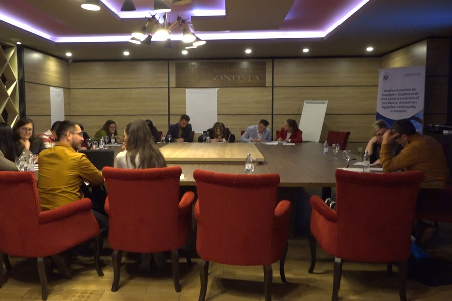 Media education for teachers and students of the Roma, Ashkali, and Egyptian communities in Kosovo begins