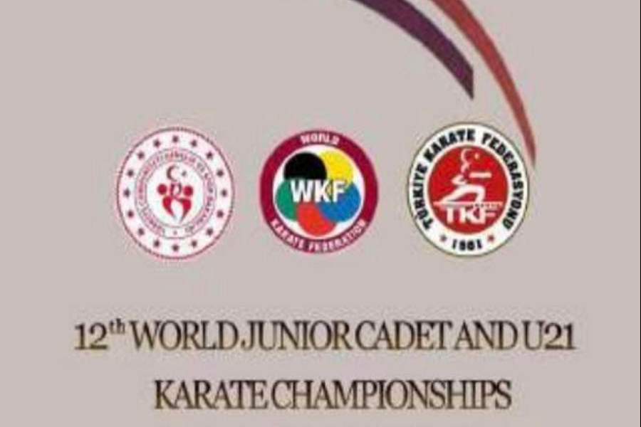 Mustafa and Osmani fight for the bronze medal in the World Karate Championship