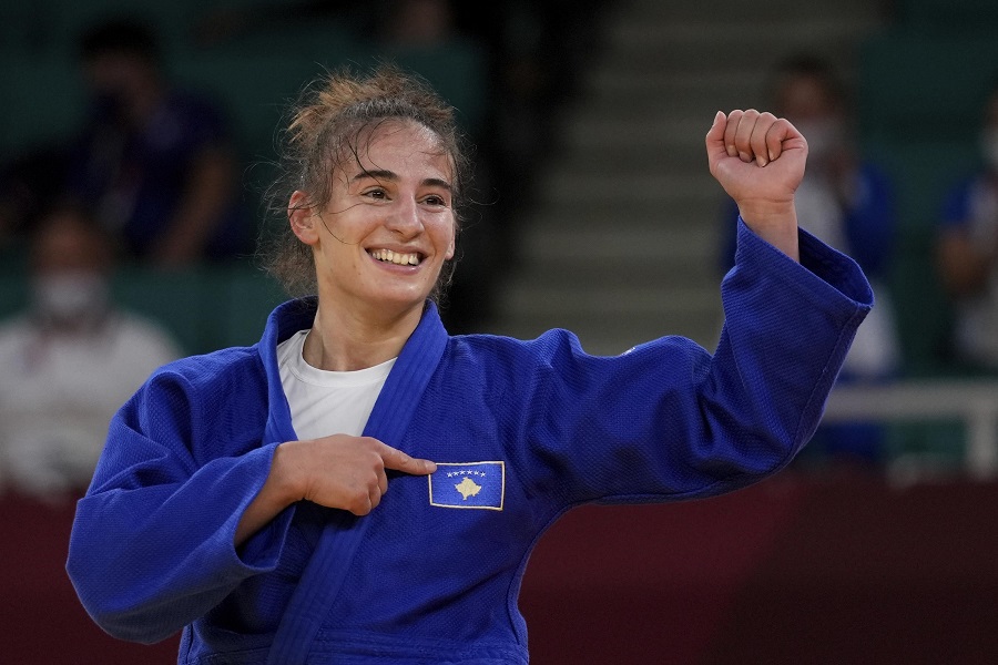 Gjakova fights for the bronze medal at Grand Slam Baku