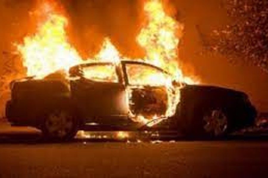 Another car is set on fire in Zvecan due to the conversion of license plates ﻿