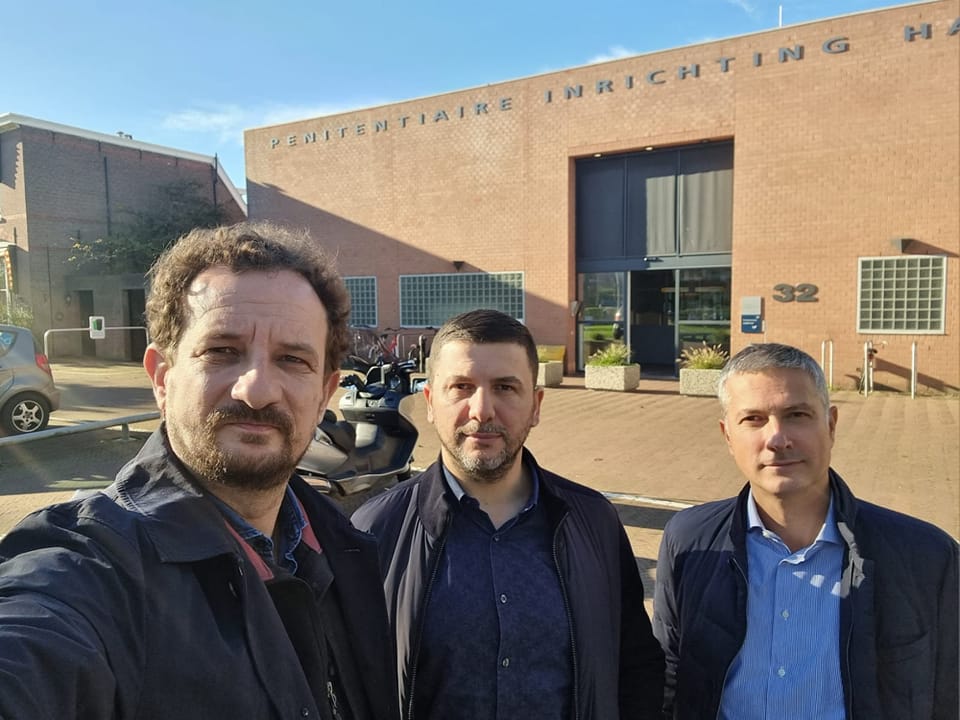 Memli Krasniqi visits the liberators in The Hague