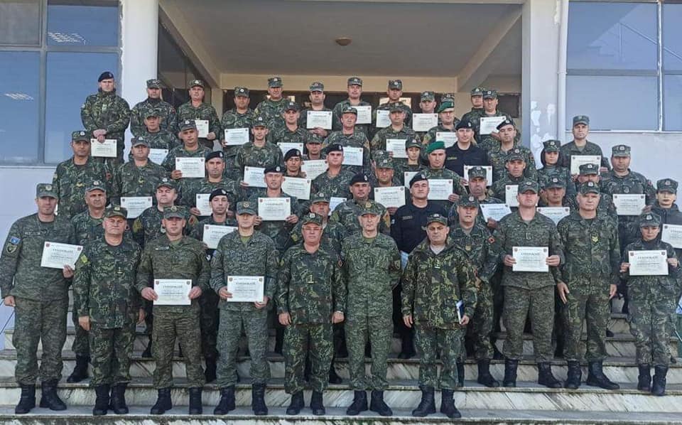 Non-commissioned officers of the KSF are certified in the Republic of Albania