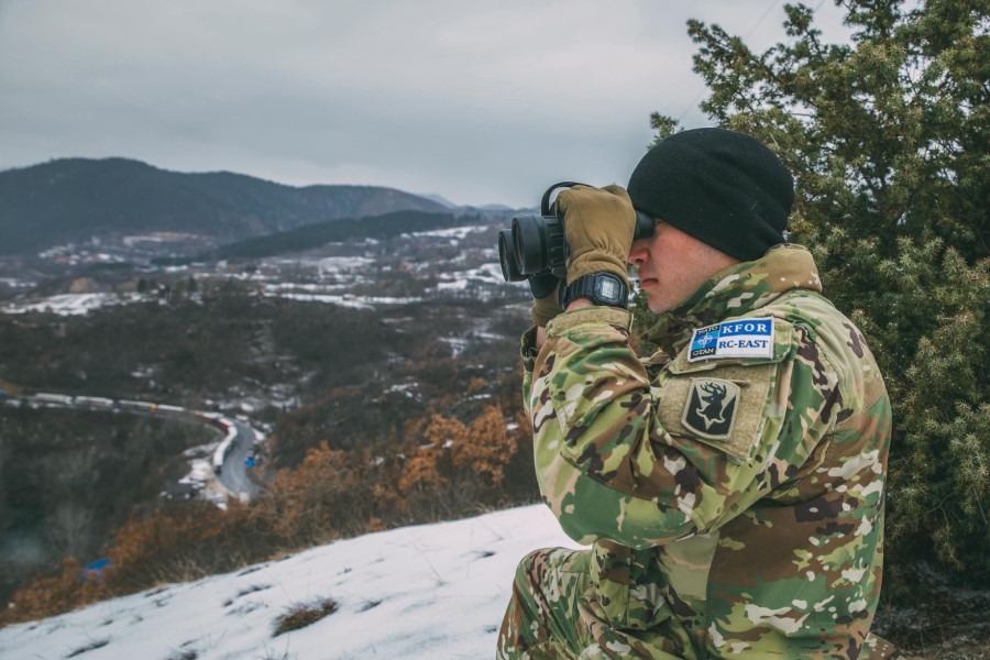 KFOR confirms the shooting in the vicinity of its patrol in Zubin Potok ﻿