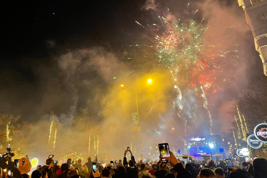 Prishtina celebrates the New Year