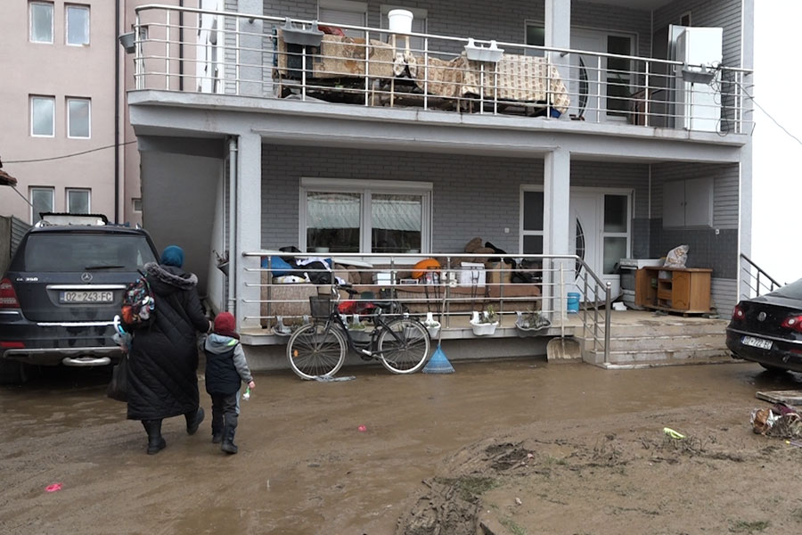 65 houses completely flooded in the “Bosniak Quarter”, over half a million euros in damages