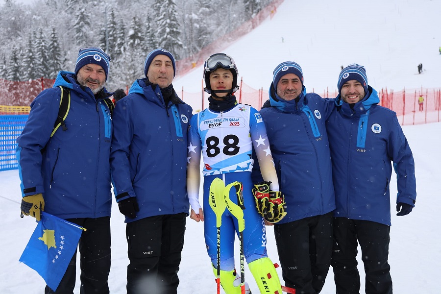 EYOF 2023, Vokshi competed in the slalom discipline