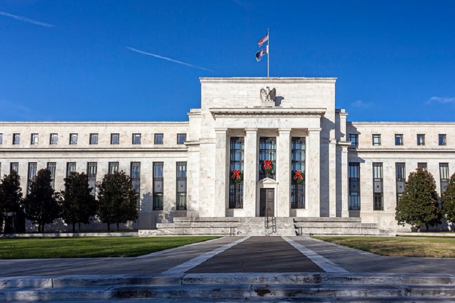 In the US, the Federal Reserve raises the base interest rate