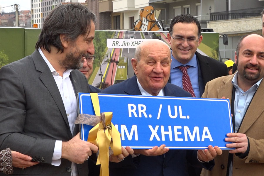 The activist Jim Xhema is honored in Prishtina, a street is named after him