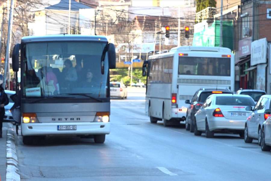 Action against the buses of Podujeva and Lipjan, fines and confiscations are warned