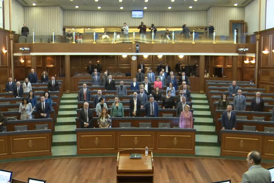 The Assembly observes a minute of silence in honor of the martyrs of the Battle of Istog