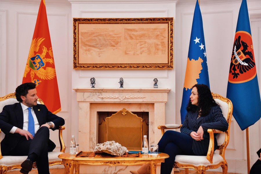 Osmani welcomes Prime Minister Abazovic, discussions on the latest developments