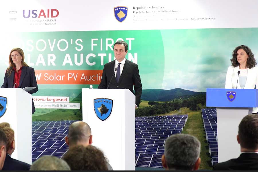 The government announces the auction for the solar energy park up to 100 MW