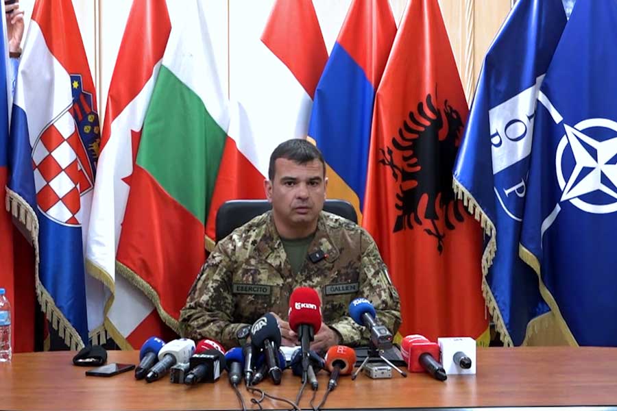 Gallieni: KFOR will be present in the north while there are tensions