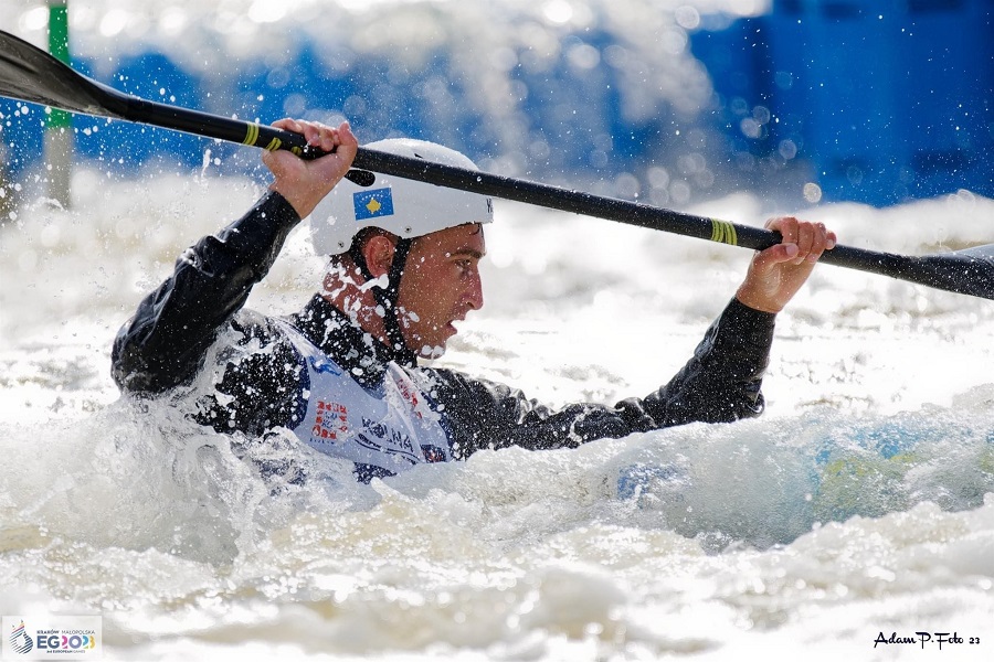 Kayaking – Gjoshi in the semifinals of the European Games