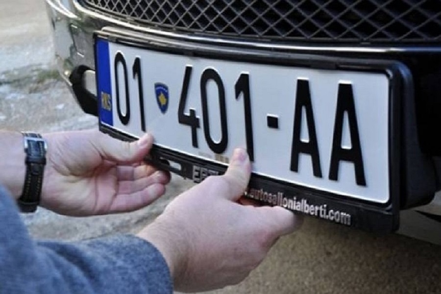 Over 4,000 vehicles with illegal license plates are registered in the RKS